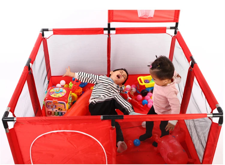 Baby Playpen For Children Furniture Kids Playground 0-6 Years Children's Pool Foldable Kids Basketball Football Dry Ball Park