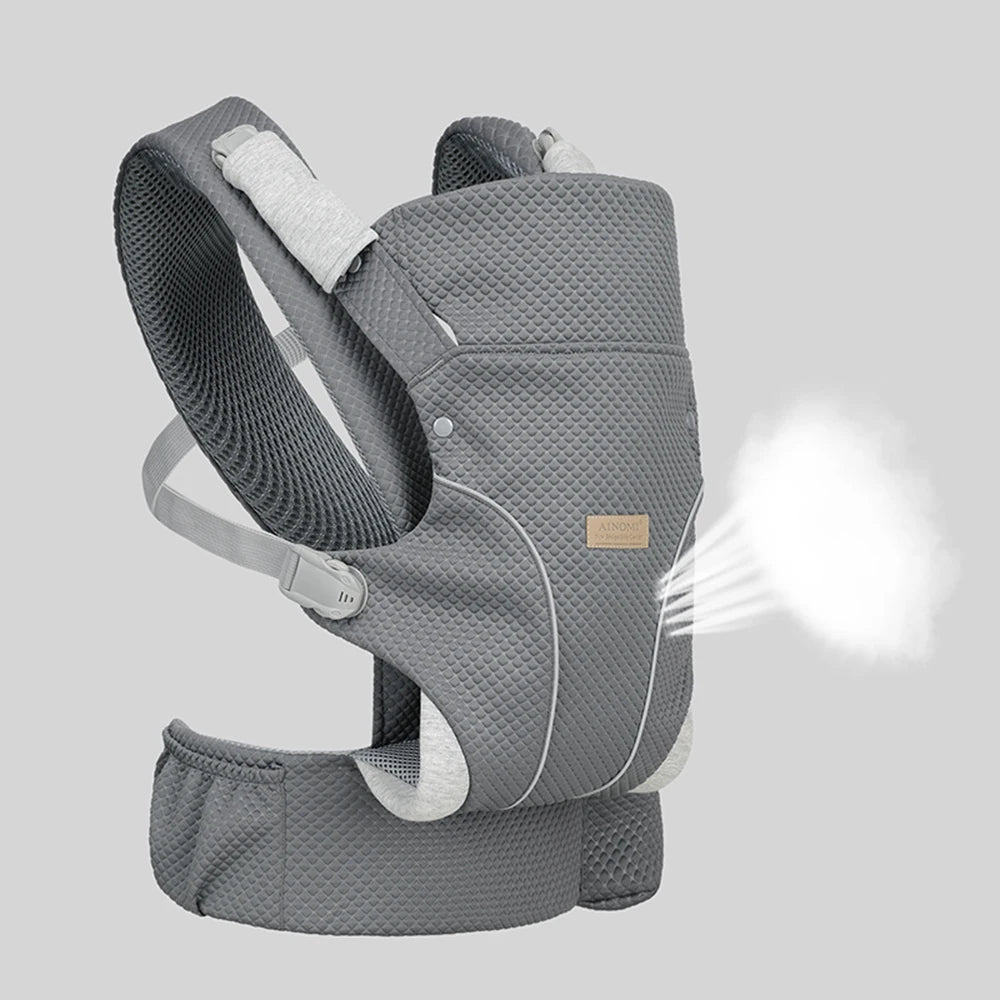 Breathable Baby Carrier Strong Airflow Suitable for Infants (0-36 Months) with Weight Capacity up to 45 Pounds