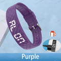 Vibrating Alarm Clock Watch Heavy Sleepers Silent Wake-Up Smart Bracelet Men Women Adjustable Wearable Vibration Wrist Band Ht30