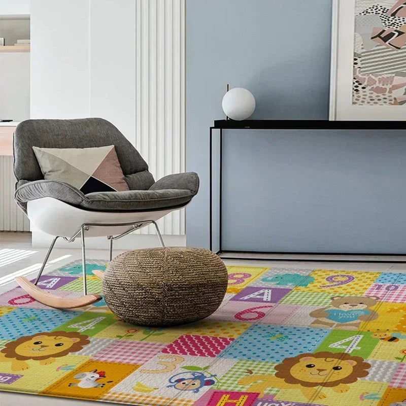 Foldable Children's Carpet Non-Toxic Baby Play Mat Educational in The Nursery Climbing Pad Kids Rug Activitys Games Toys 180*100