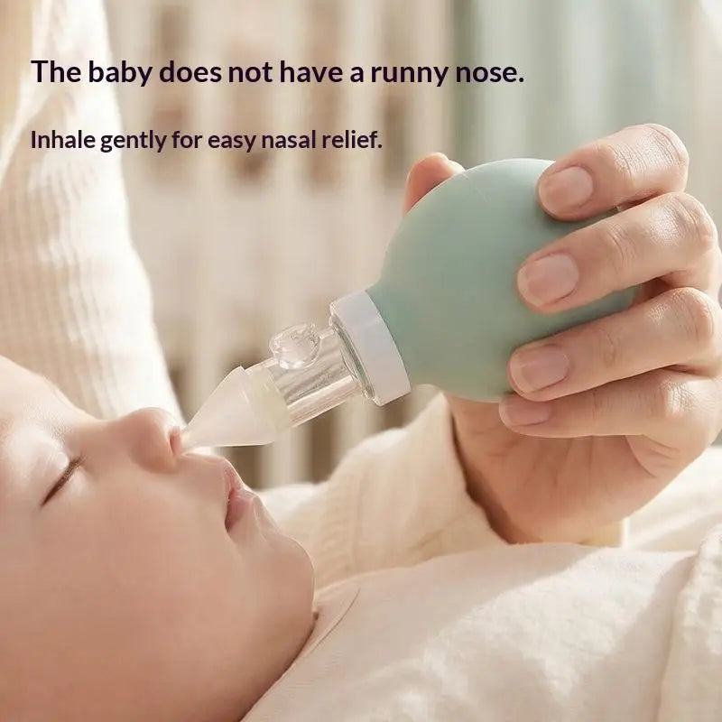 Nasal Aspirator with Anti-Back Flow Design Safe for Newborn Baby Use