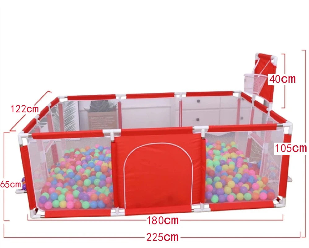 Baby Playpen For Children Furniture Kids Playground 0-6 Years Children's Pool Foldable Kids Basketball Football Dry Ball Park