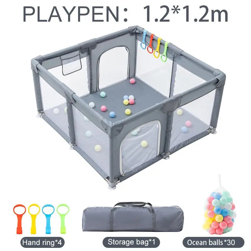 Baby Playpen For Children Furniture Kids Playground 0-6 Years Children's Pool Foldable Kids Basketball Football Dry Ball Park