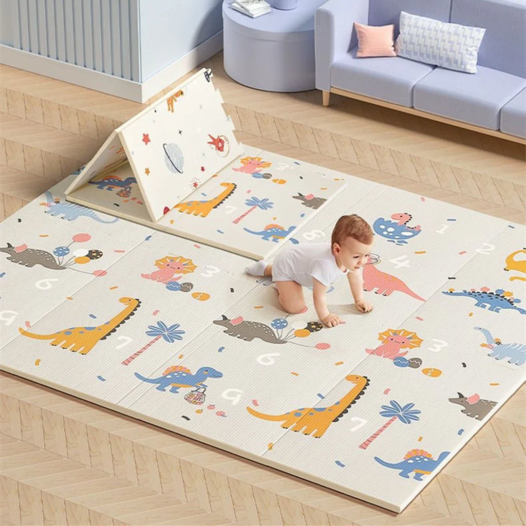 Foldable Children's Carpet Non-Toxic Baby Play Mat Educational in The Nursery Climbing Pad Kids Rug Activitys Games Toys 180*100