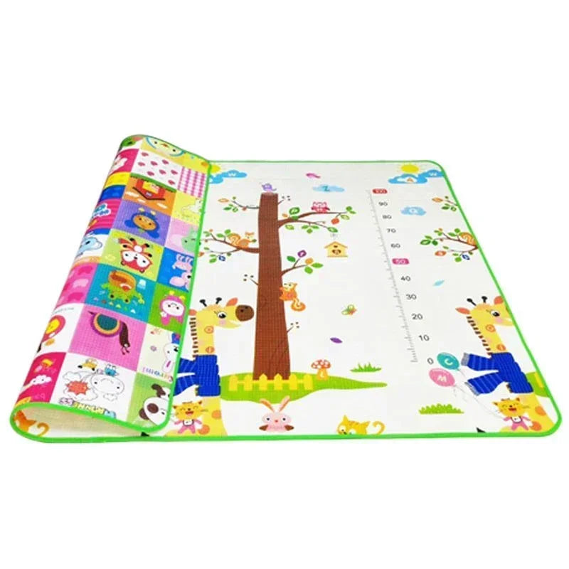 Cute Little Deer Baby Play Mat Thicken 1cm/0.5cm Educational Carpets in The Nursery Climbing Pad Kids Rug Activitys Games Toys